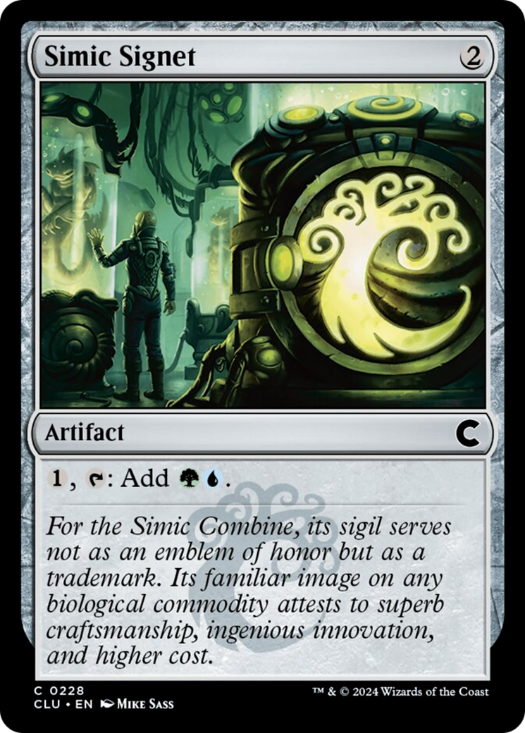 Simic Signet [Ravnica: Clue Edition] | D20 Games