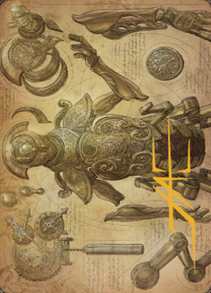 Foundry Inspector Art Card (Gold-Stamped Signature) [The Brothers' War Art Series] | D20 Games