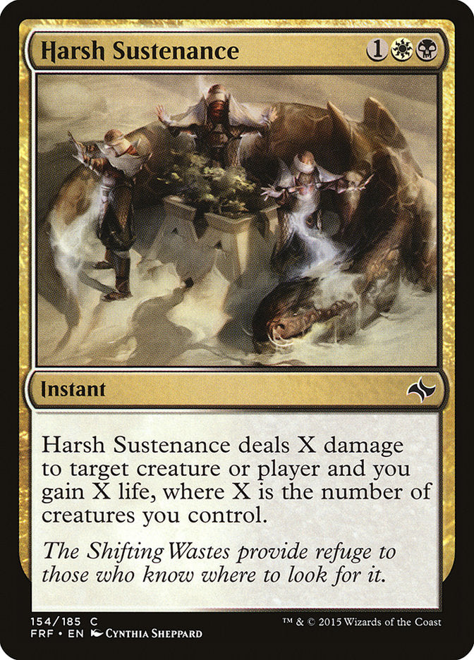 Harsh Sustenance [Fate Reforged] | D20 Games