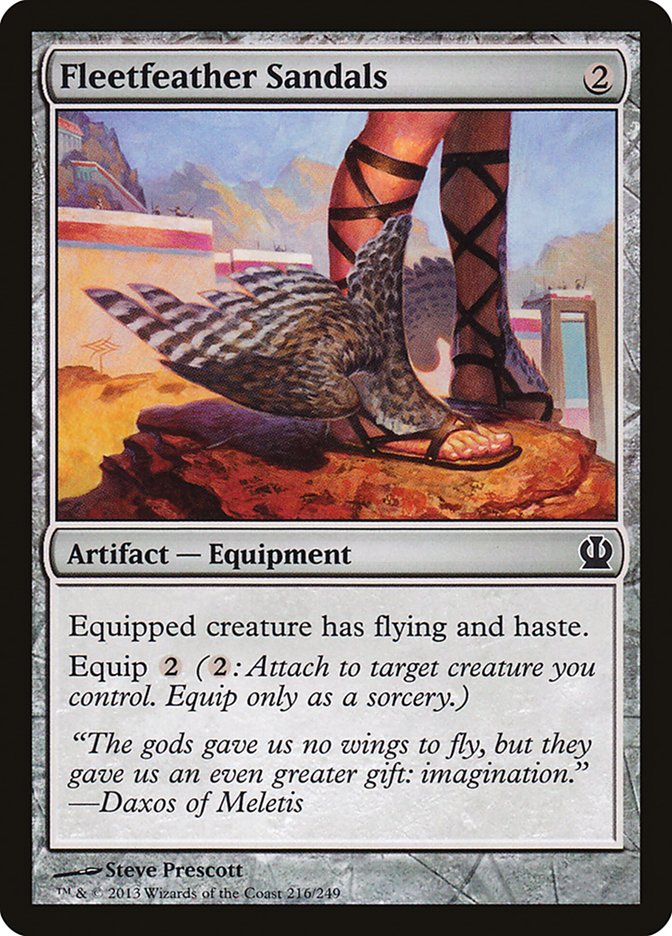 Fleetfeather Sandals [Theros] | D20 Games