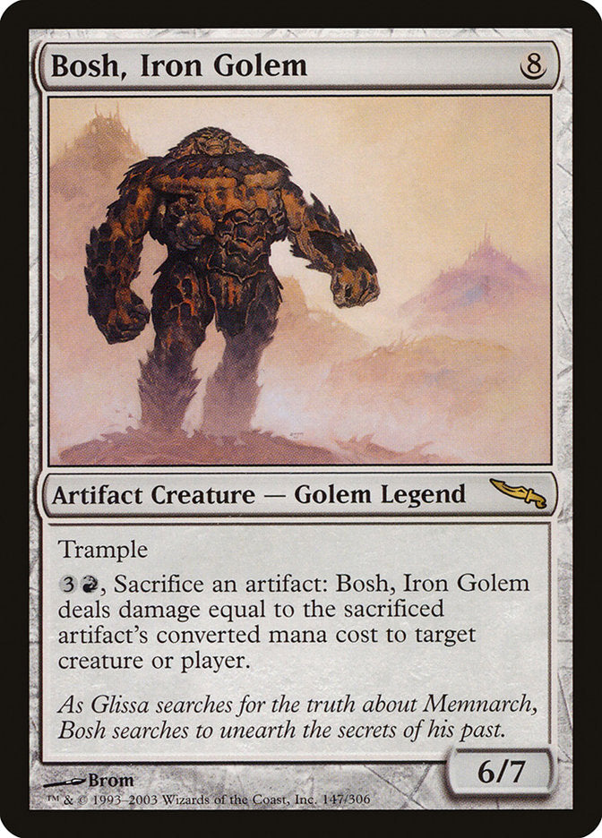 Bosh, Iron Golem [Mirrodin] | D20 Games