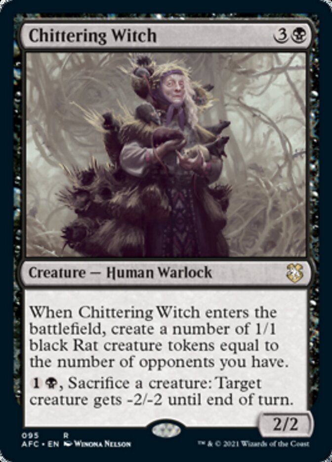 Chittering Witch [Dungeons & Dragons: Adventures in the Forgotten Realms Commander] | D20 Games