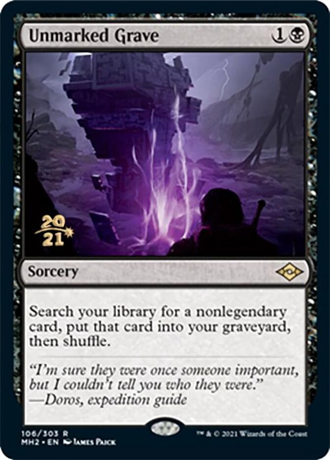 Unmarked Grave [Modern Horizons 2 Prerelease Promos] | D20 Games