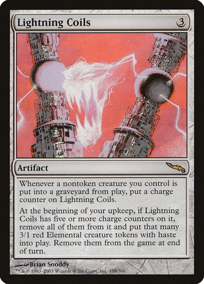 Lightning Coils [Mirrodin] | D20 Games