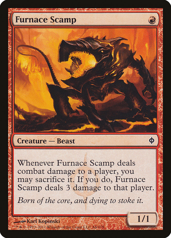 Furnace Scamp [New Phyrexia] | D20 Games