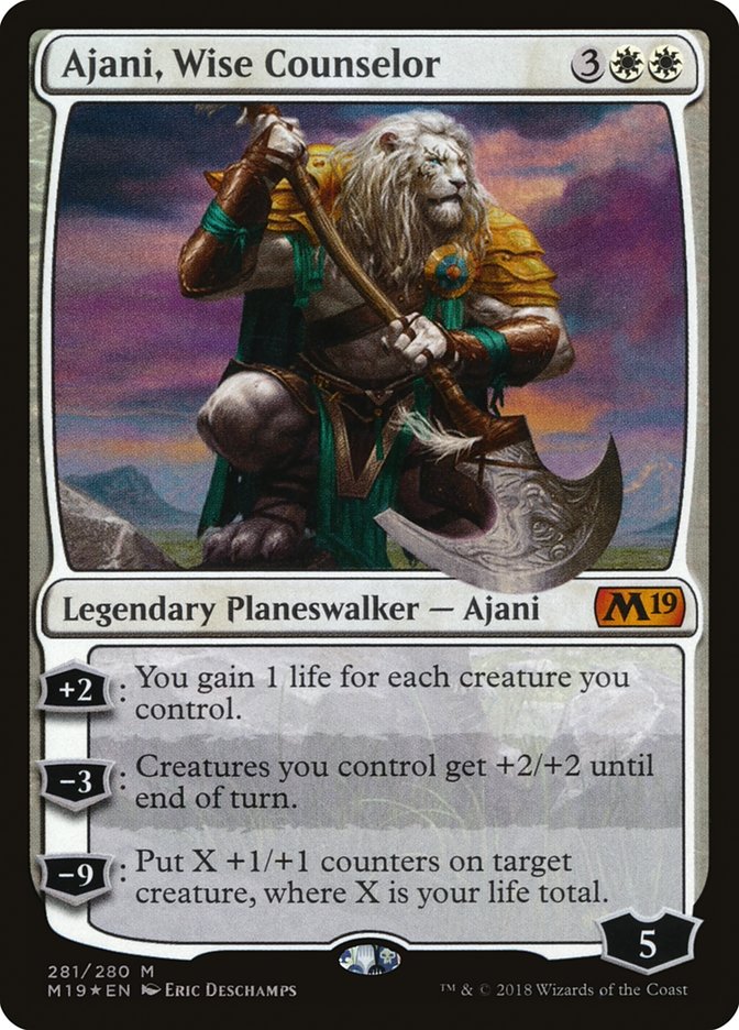 Ajani, Wise Counselor [Core Set 2019] | D20 Games