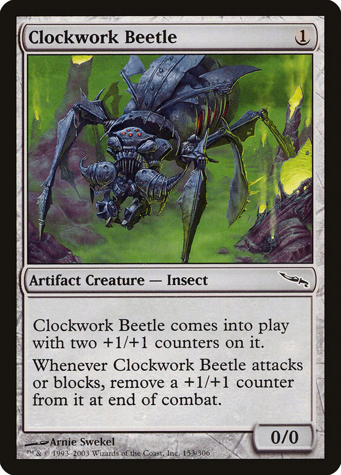 Clockwork Beetle [Mirrodin] | D20 Games