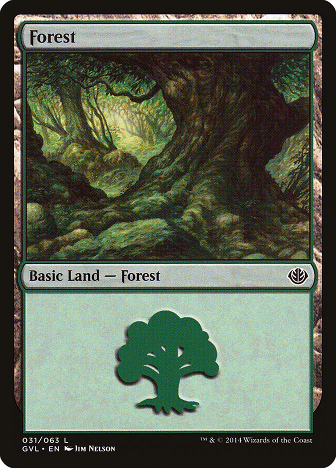 Forest (31) (Garruk vs. Liliana) [Duel Decks Anthology] | D20 Games