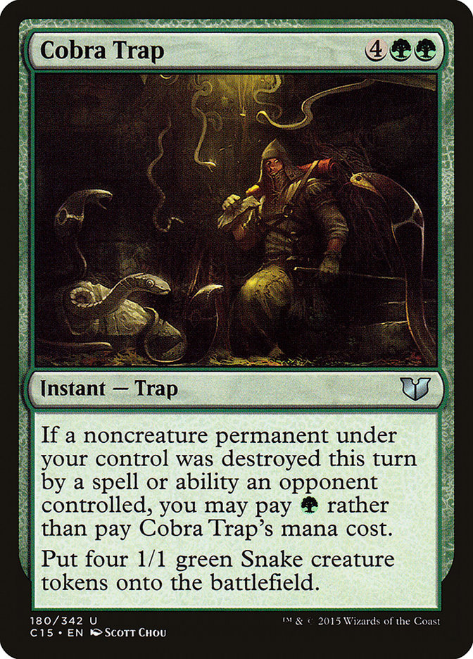 Cobra Trap [Commander 2015] | D20 Games