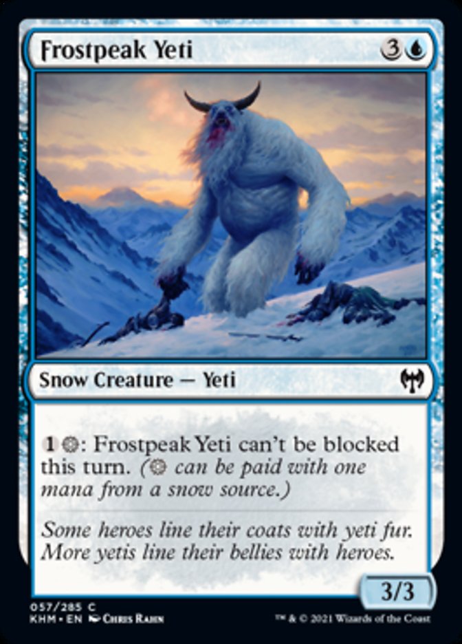 Frostpeak Yeti [Kaldheim] | D20 Games