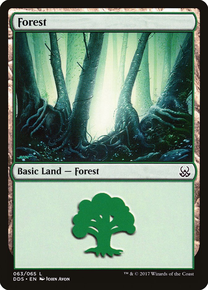 Forest (63) [Duel Decks: Mind vs. Might] | D20 Games