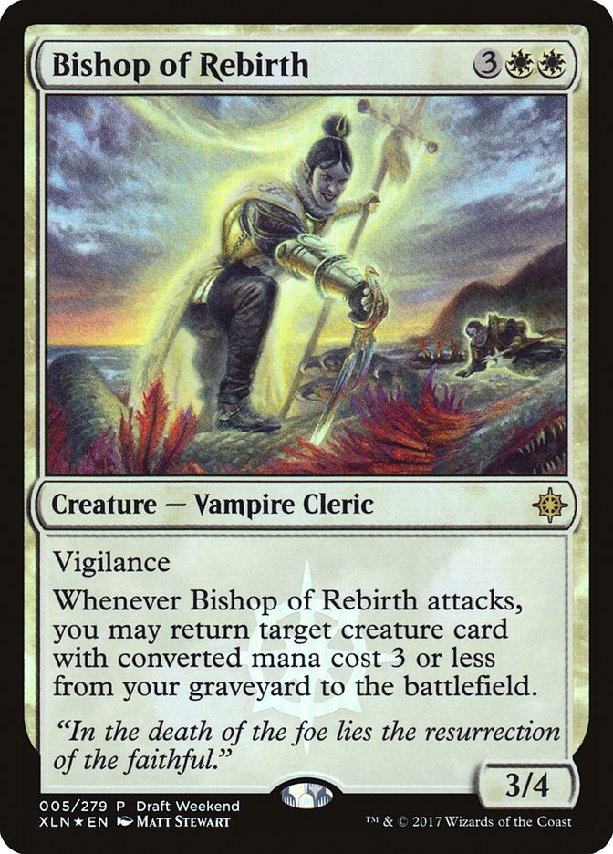 Bishop of Rebirth (Draft Weekend) [Ixalan Promos] | D20 Games