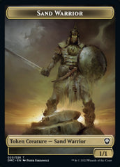 Soldier // Sand Warrior Double-sided Token [Dominaria United Tokens] | D20 Games