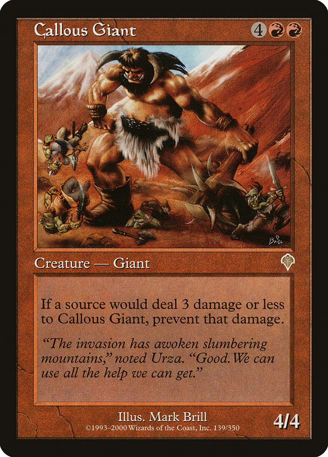 Callous Giant [Invasion] | D20 Games