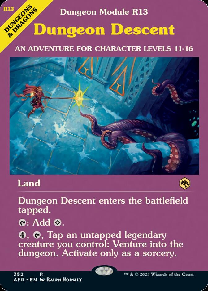 Dungeon Descent (Dungeon Module) [Dungeons & Dragons: Adventures in the Forgotten Realms] | D20 Games