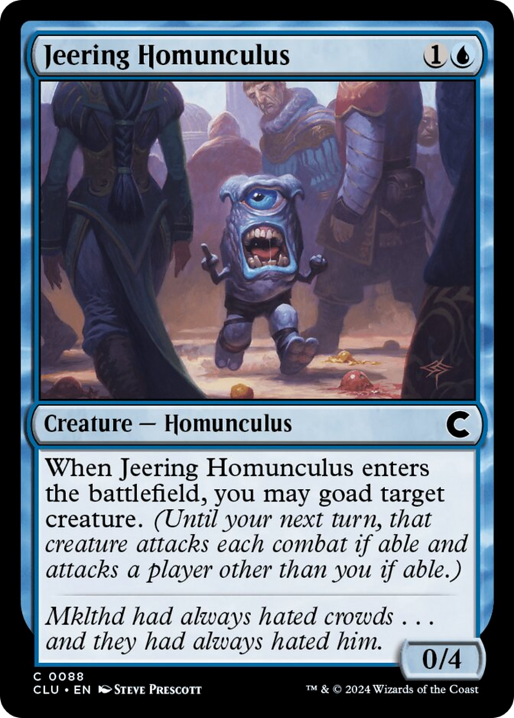 Jeering Homunculus [Ravnica: Clue Edition] | D20 Games