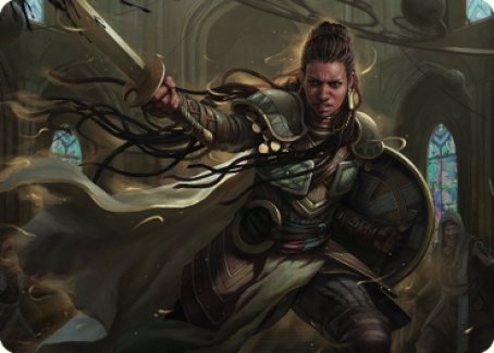 Shanna, Purifying Blade Art Card 1 [Dominaria United Art Series] | D20 Games