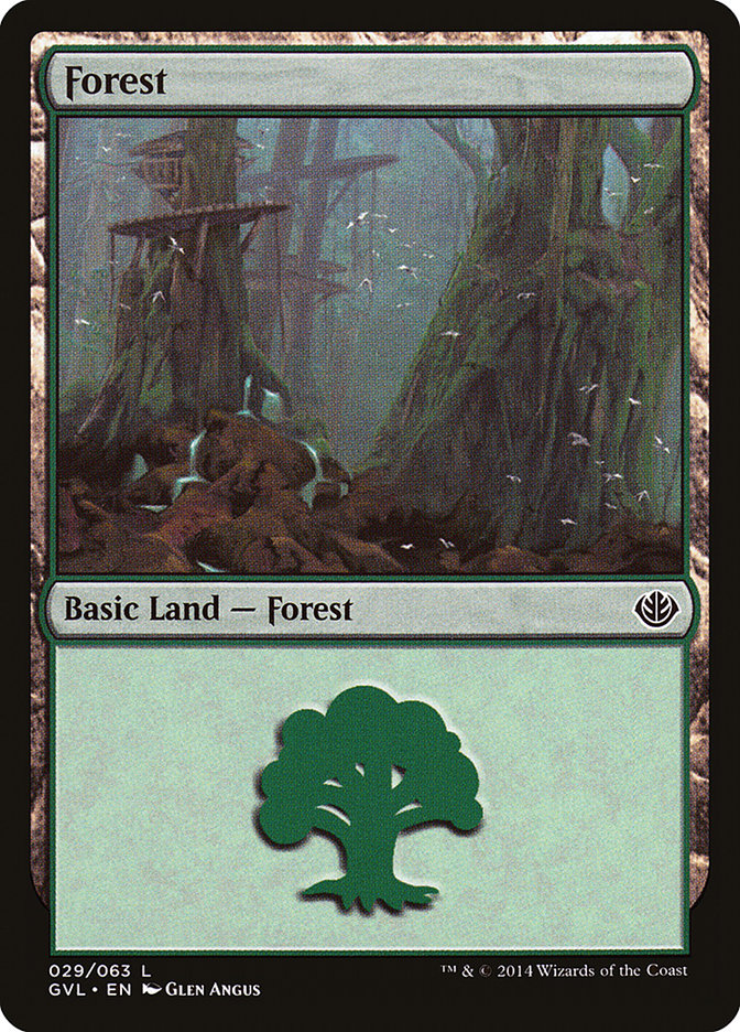 Forest (29) (Garruk vs. Liliana) [Duel Decks Anthology] | D20 Games