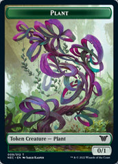 Plant // Treasure Double-sided Token [Kamigawa: Neon Dynasty Commander Tokens] | D20 Games