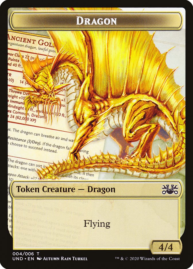 Beeble // Dragon Double-sided Token [Unsanctioned Tokens] | D20 Games