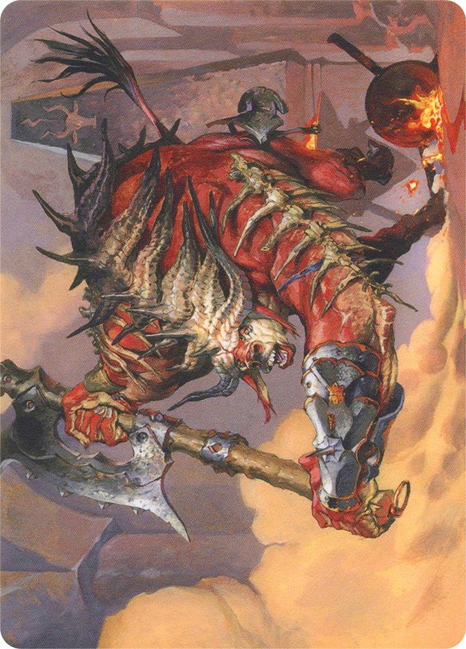 Spinehorn Minotaur // Spinehorn Minotaur [Modern Horizons Art Series] | D20 Games