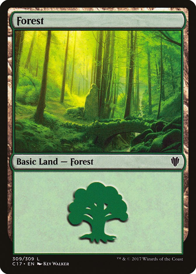 Forest (309) [Commander 2017] | D20 Games