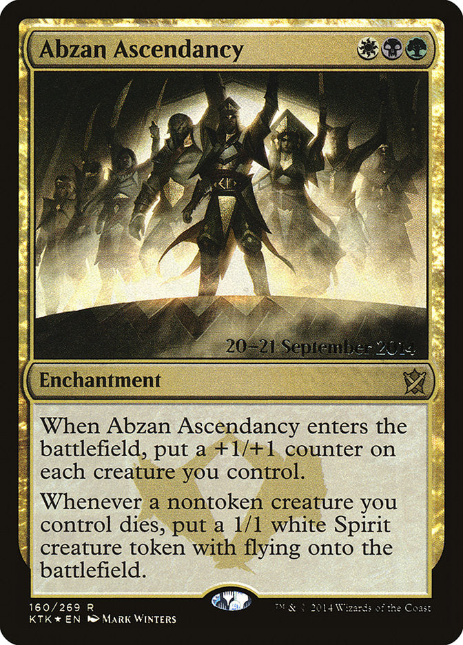 Abzan Ascendancy  [Khans of Tarkir Prerelease Promos] | D20 Games