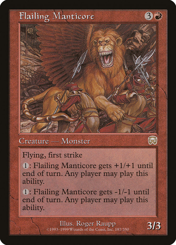 Flailing Manticore [Mercadian Masques] | D20 Games