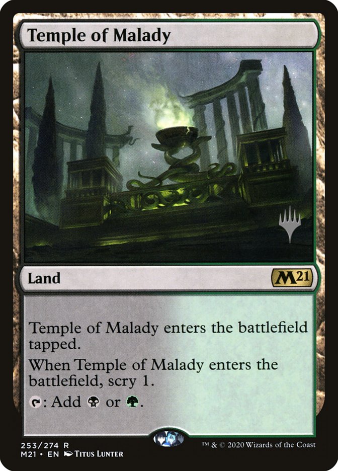 Temple of Malady (Promo Pack) [Core Set 2021 Promos] | D20 Games