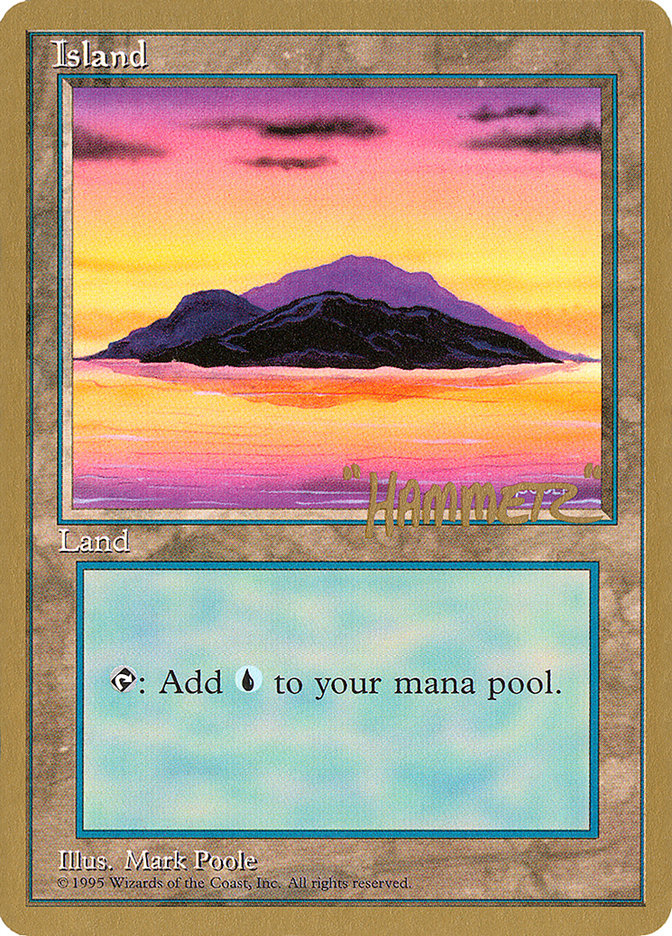 Island (shr368) (Shawn "Hammer" Regnier) [Pro Tour Collector Set] | D20 Games