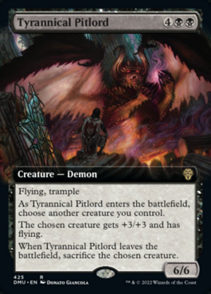 Tyrannical Pitlord (Extended Art) [Dominaria United] | D20 Games