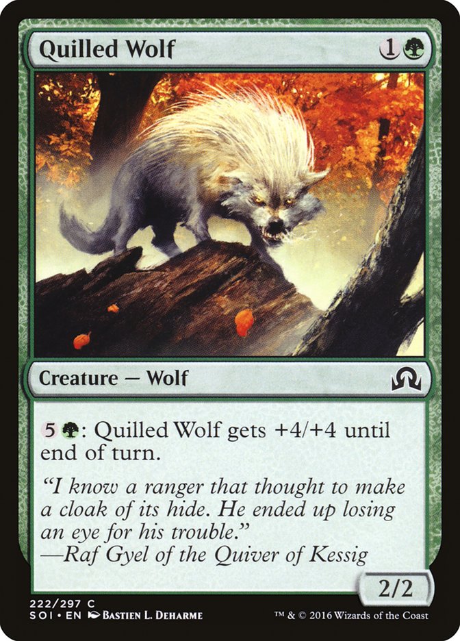 Quilled Wolf [Shadows over Innistrad] | D20 Games