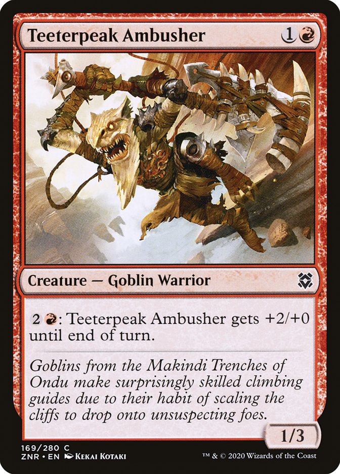 Teeterpeak Ambusher [Zendikar Rising] | D20 Games