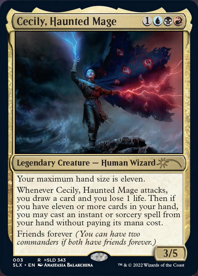 Cecily, Haunted Mage [Secret Lair: Universes Within] | D20 Games