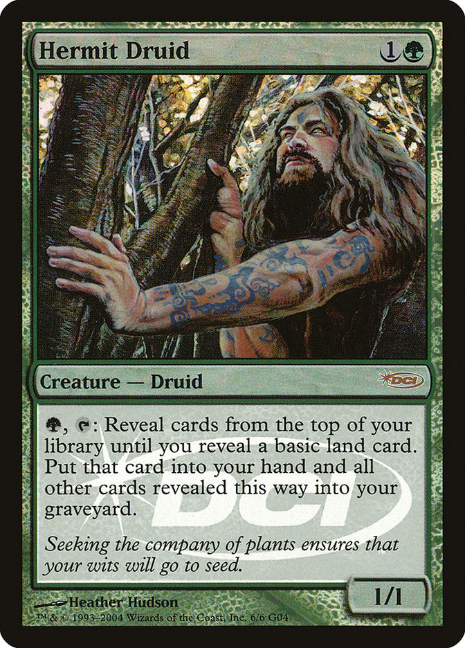 Hermit Druid [Judge Gift Cards 2004] | D20 Games