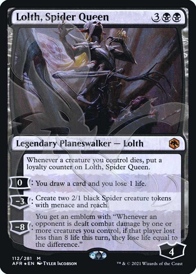 Lolth, Spider Queen (Ampersand Promo) [Dungeons & Dragons: Adventures in the Forgotten Realms Promos] | D20 Games