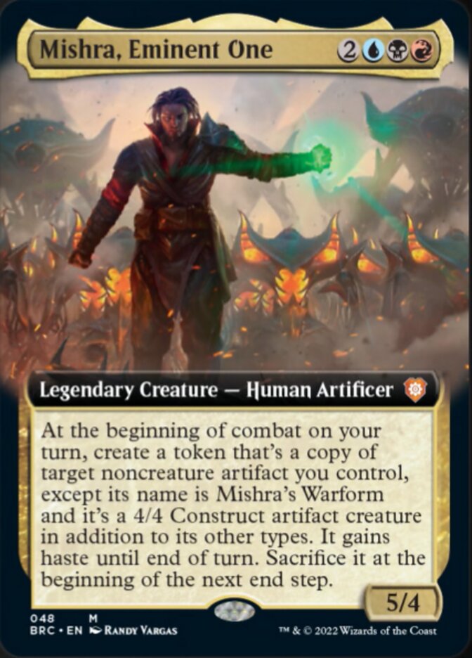 Mishra, Eminent One (Extended Art) [The Brothers' War Commander] | D20 Games