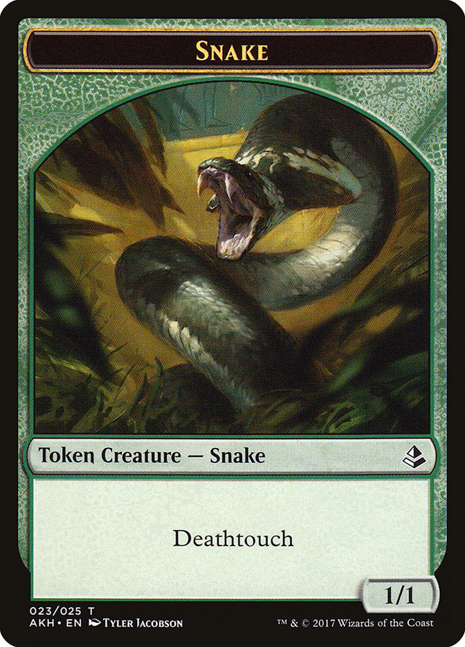 Snake [Amonkhet Tokens] | D20 Games