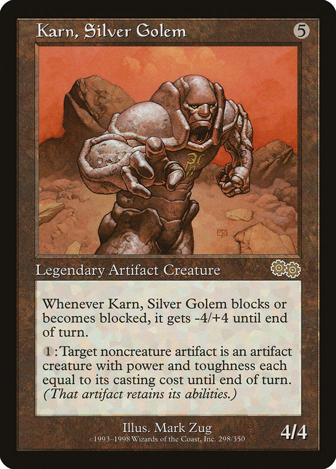 Karn, Silver Golem [Urza's Saga] | D20 Games