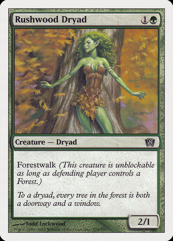 Rushwood Dryad [Eighth Edition] | D20 Games