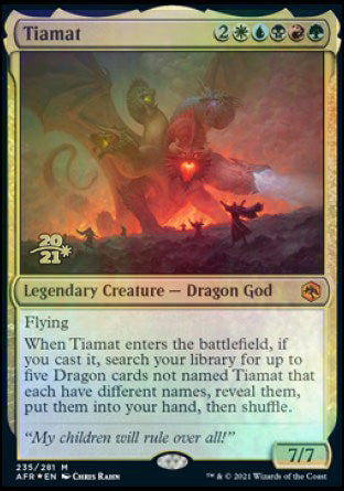 Tiamat [Dungeons & Dragons: Adventures in the Forgotten Realms Prerelease Promos] | D20 Games