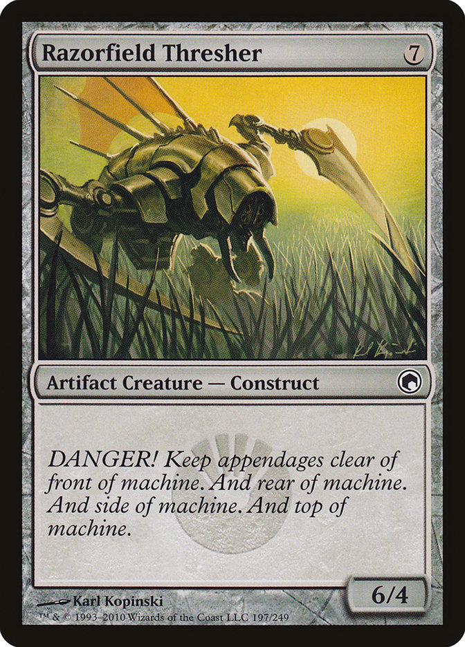 Razorfield Thresher [Scars of Mirrodin] | D20 Games