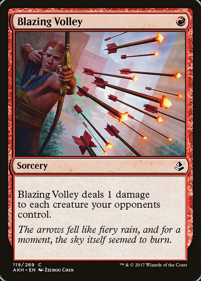 Blazing Volley [Amonkhet] | D20 Games