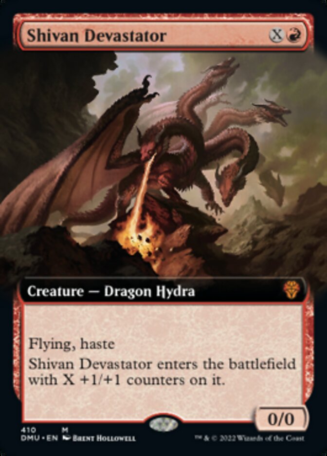 Shivan Devastator (Extended Art) [Dominaria United] | D20 Games