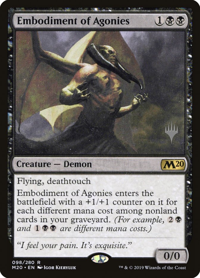 Embodiment of Agonies (Promo Pack) [Core Set 2020 Promos] | D20 Games