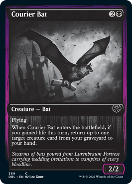 Courier Bat [Innistrad: Double Feature] | D20 Games