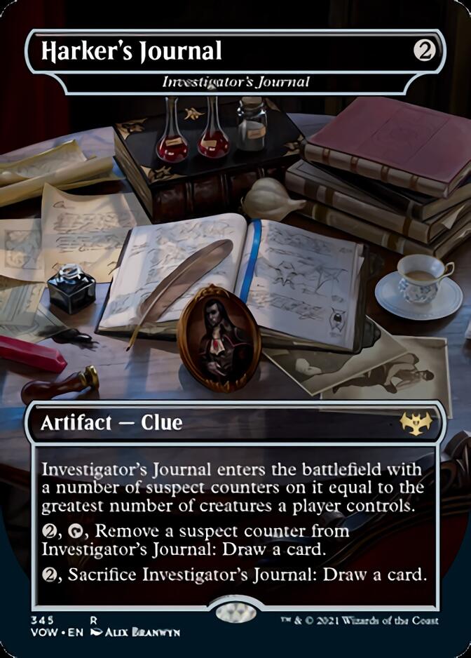 Investigator's Journal - Harker's Journal [Innistrad: Crimson Vow] | D20 Games