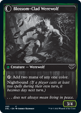 Weaver of Blossoms // Blossom-Clad Werewolf [Innistrad: Double Feature] | D20 Games