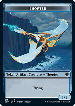 Bird // Thopter Double-Sided Token [Starter Commander Decks] | D20 Games