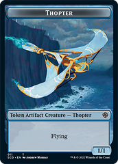 Bird // Thopter Double-Sided Token [Starter Commander Decks] | D20 Games